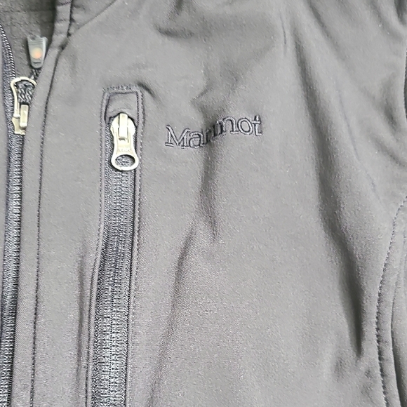 Marmot Black Softshell Jacket - Picture 3 of 7